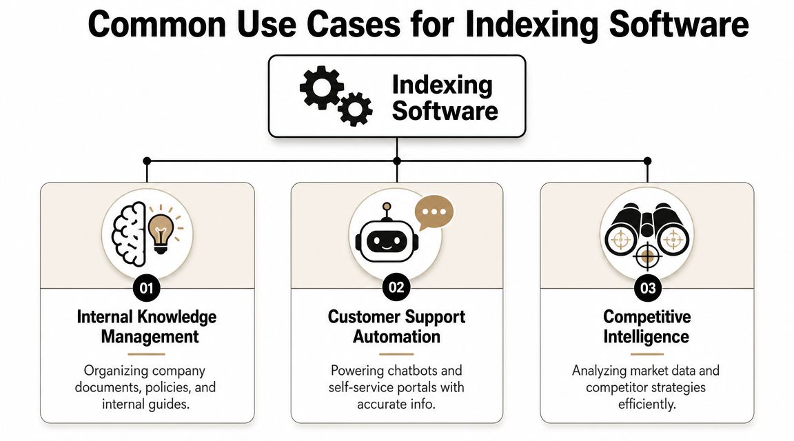 Common Use Cases for Indexing Software